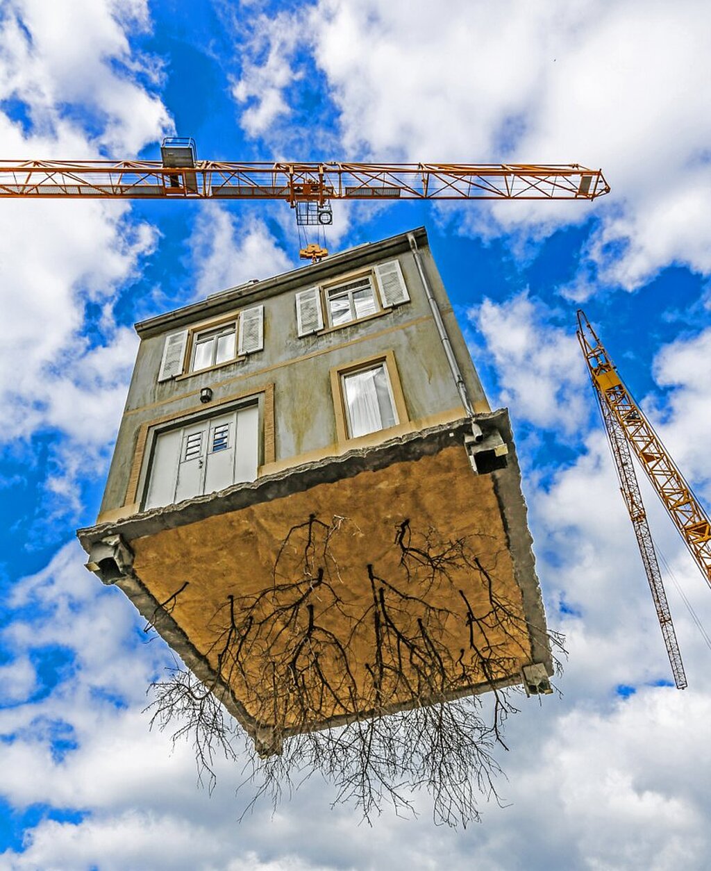 Fliegendes Haus